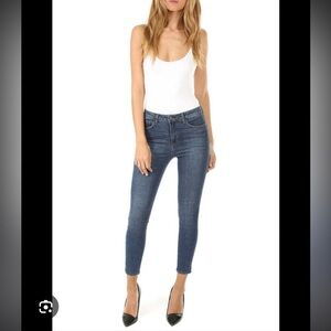 L'AGENCE Margot High Rise Skinny Jeans size 26 Dark Vintage